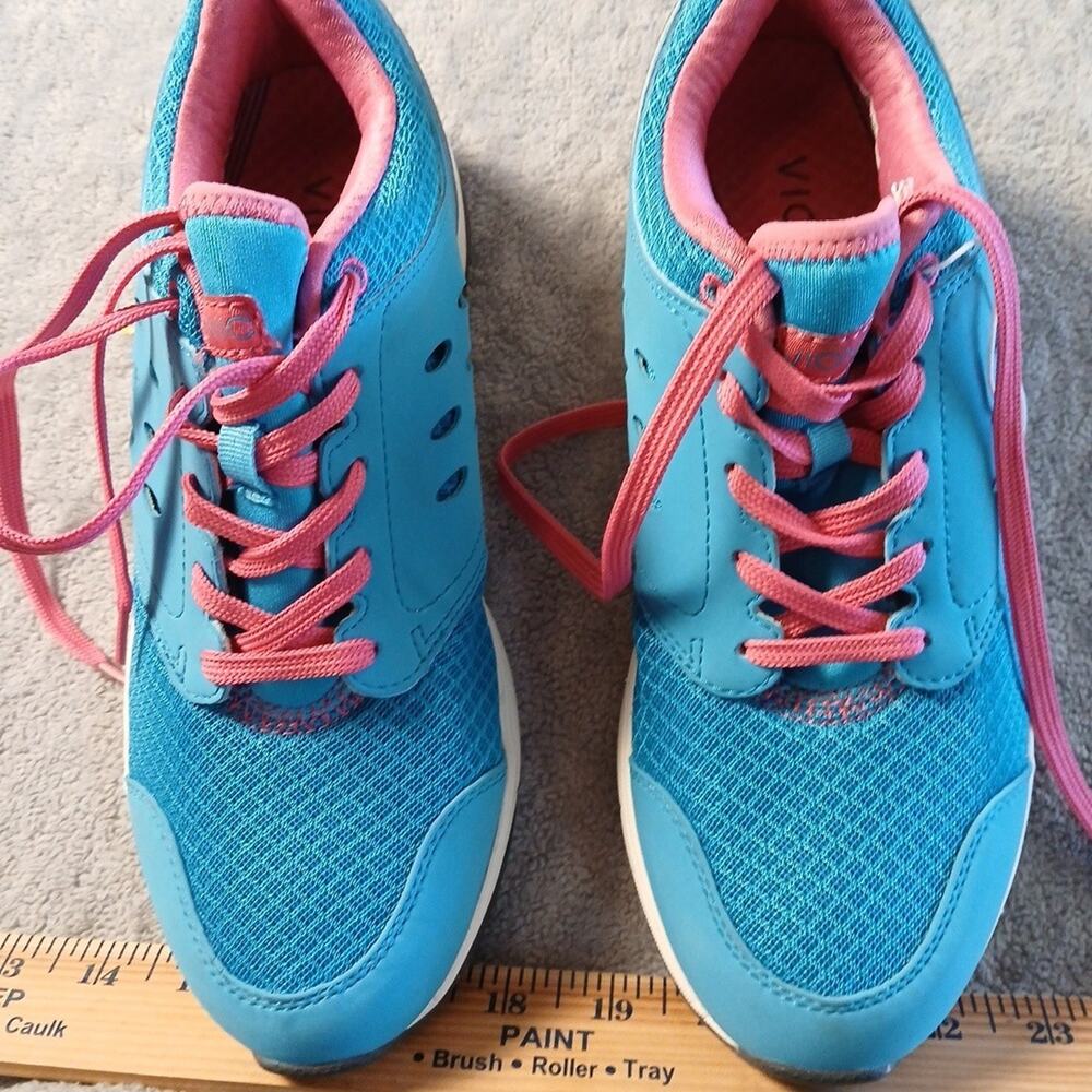 Vionic Venture Athletic Shoes Womens Sz 8Walking Running Sneakers Blue/pink New